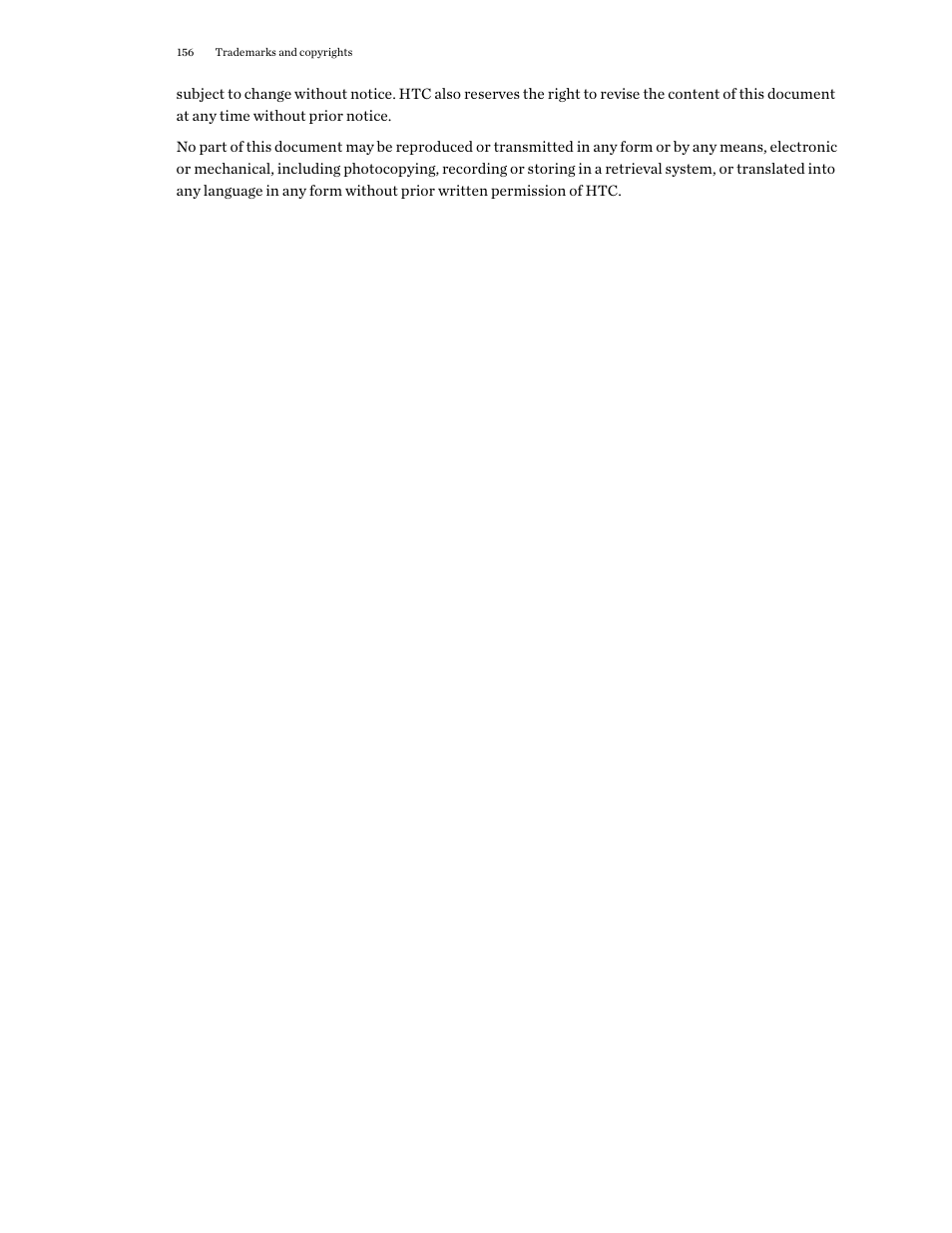 HTC One X10 User Manual | Page 156 / 161