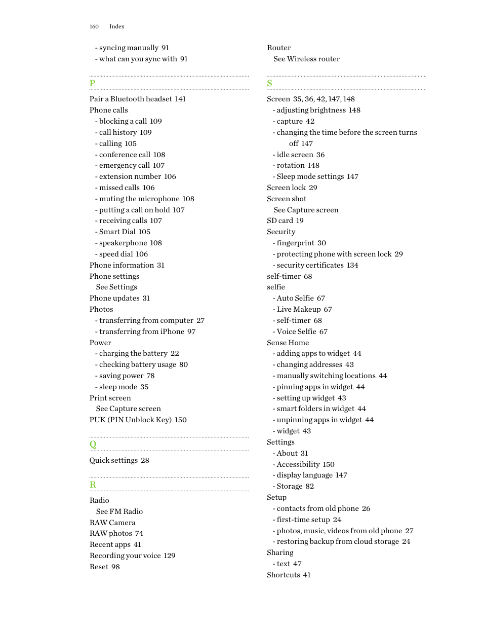 HTC One X10 User Manual | Page 160 / 161