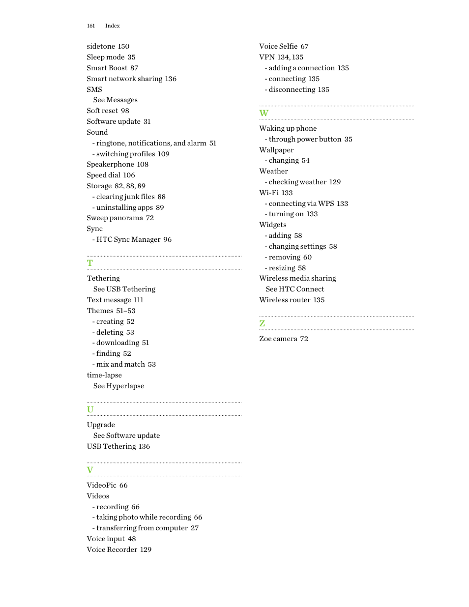 HTC One X10 User Manual | Page 161 / 161