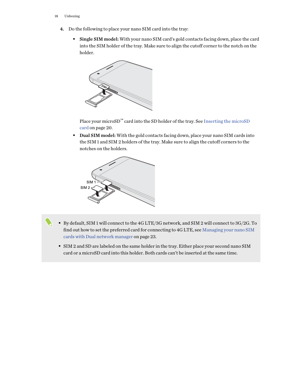 HTC One X10 User Manual | Page 18 / 161