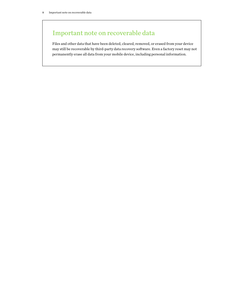 HTC One X10 User Manual | Page 8 / 161