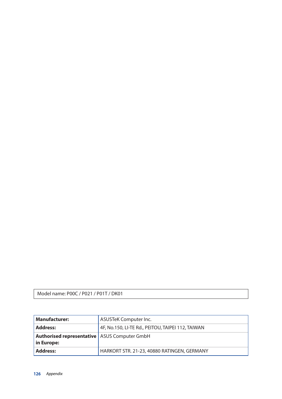 Asus ZenPad 10 (Z300M) User Manual | Page 126 / 126