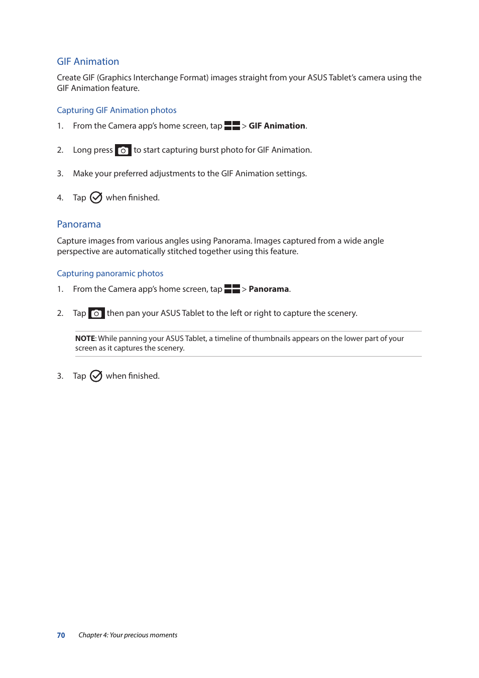 Asus ZenPad 10 (Z300M) User Manual | Page 70 / 126