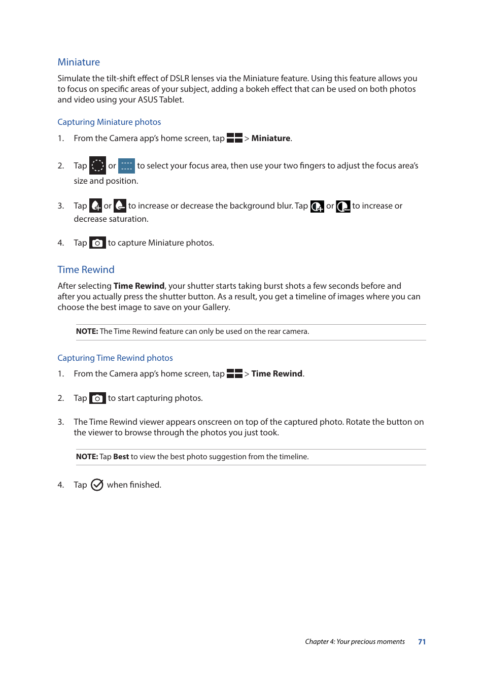 Asus ZenPad 10 (Z300M) User Manual | Page 71 / 126