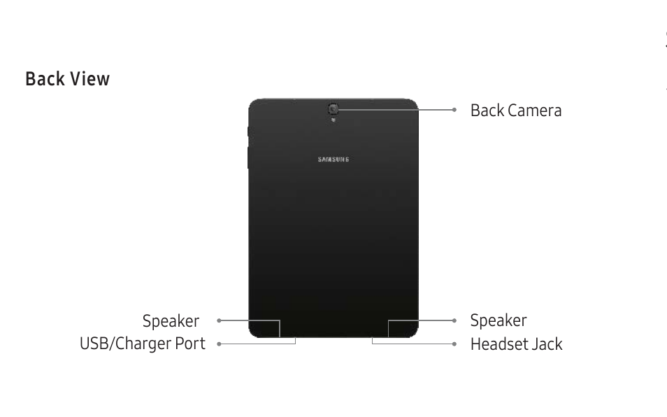 Key features, S pen | Samsung Galaxy Tab S3 (SM-T825) User Manual | Page 2 / 15