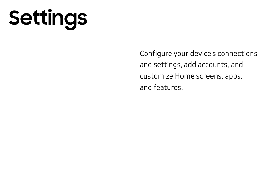 Settings | Samsung Galaxy Tab S3 (SM-T825) User Manual | Page 106 / 177