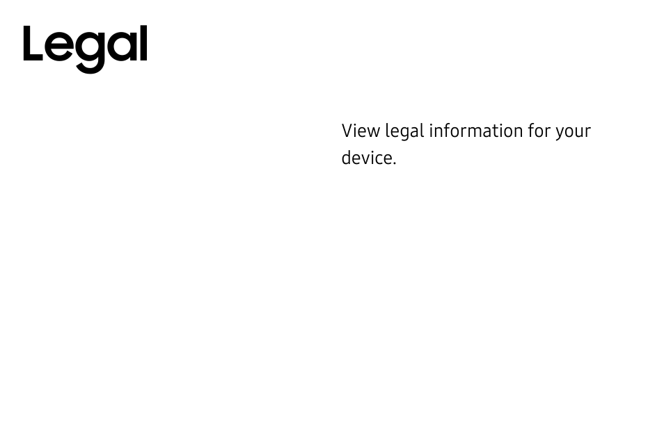 Legal | Samsung Galaxy Tab S3 (SM-T825) User Manual | Page 172 / 177