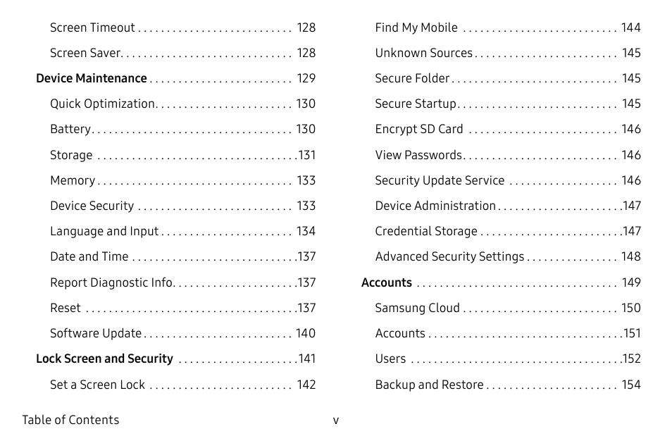 Samsung Galaxy Tab S3 (SM-T825) User Manual | Page 5 / 177
