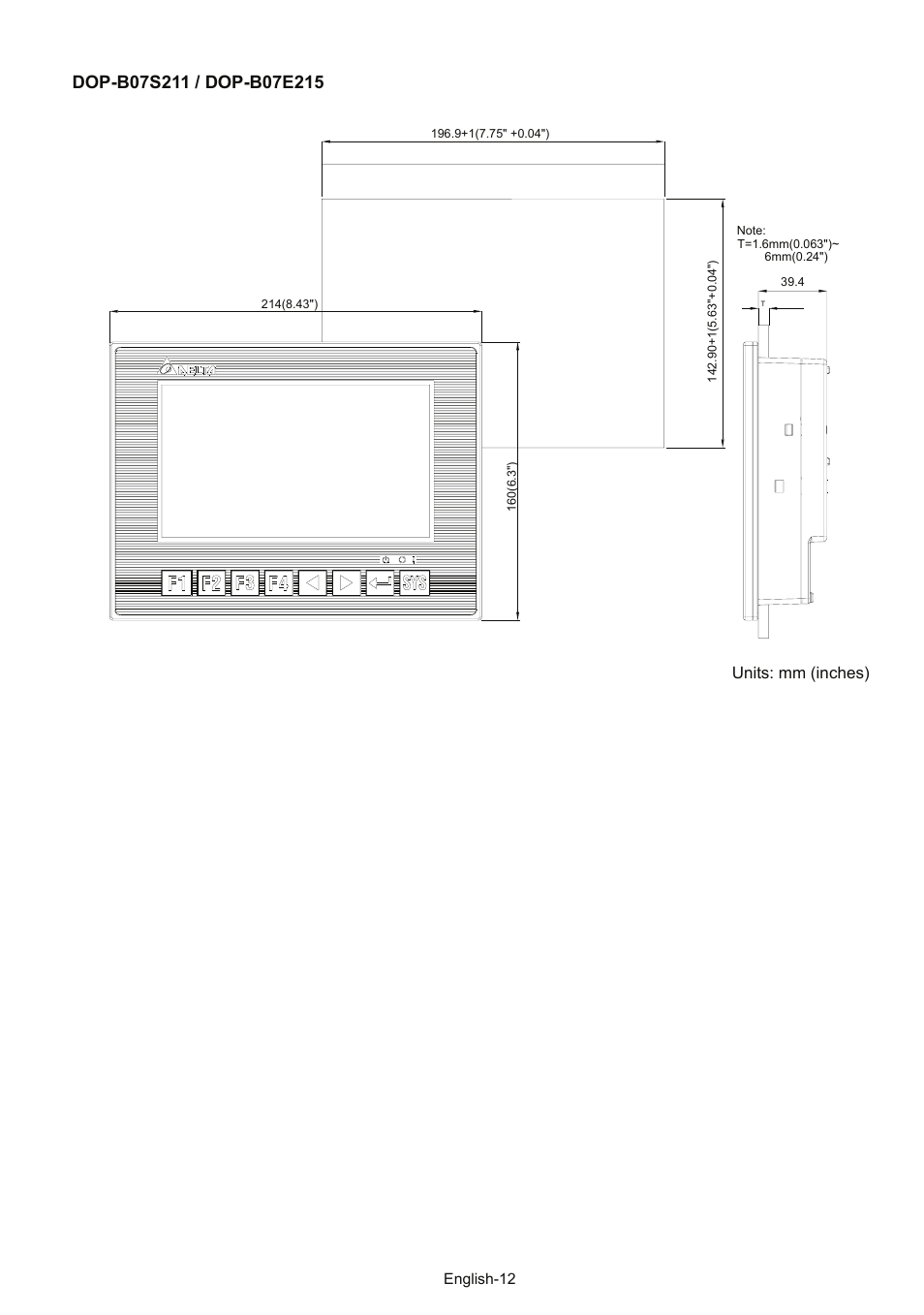 Delta Electronics Network Device DOP-B User Manual | Page 13 / 43