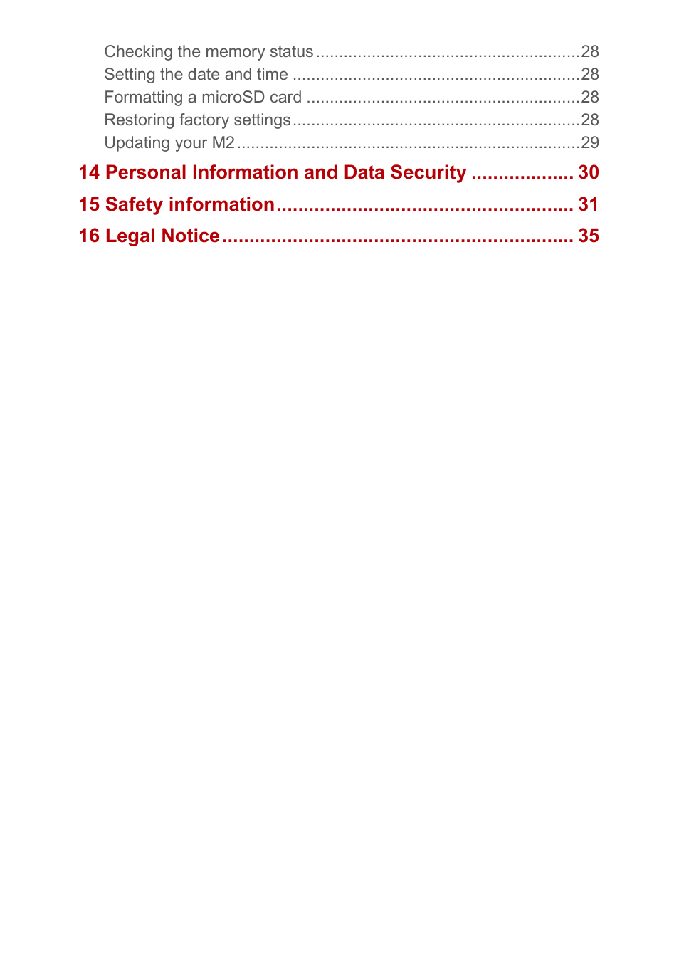 Huawei MediaPad M2 10.1 (M2-A01L) User Manual | Page 4 / 40