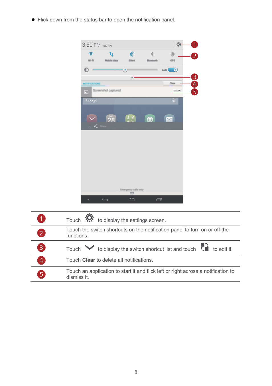 Huawei MediaPad T1 8.0 User Manual | Page 11 / 34