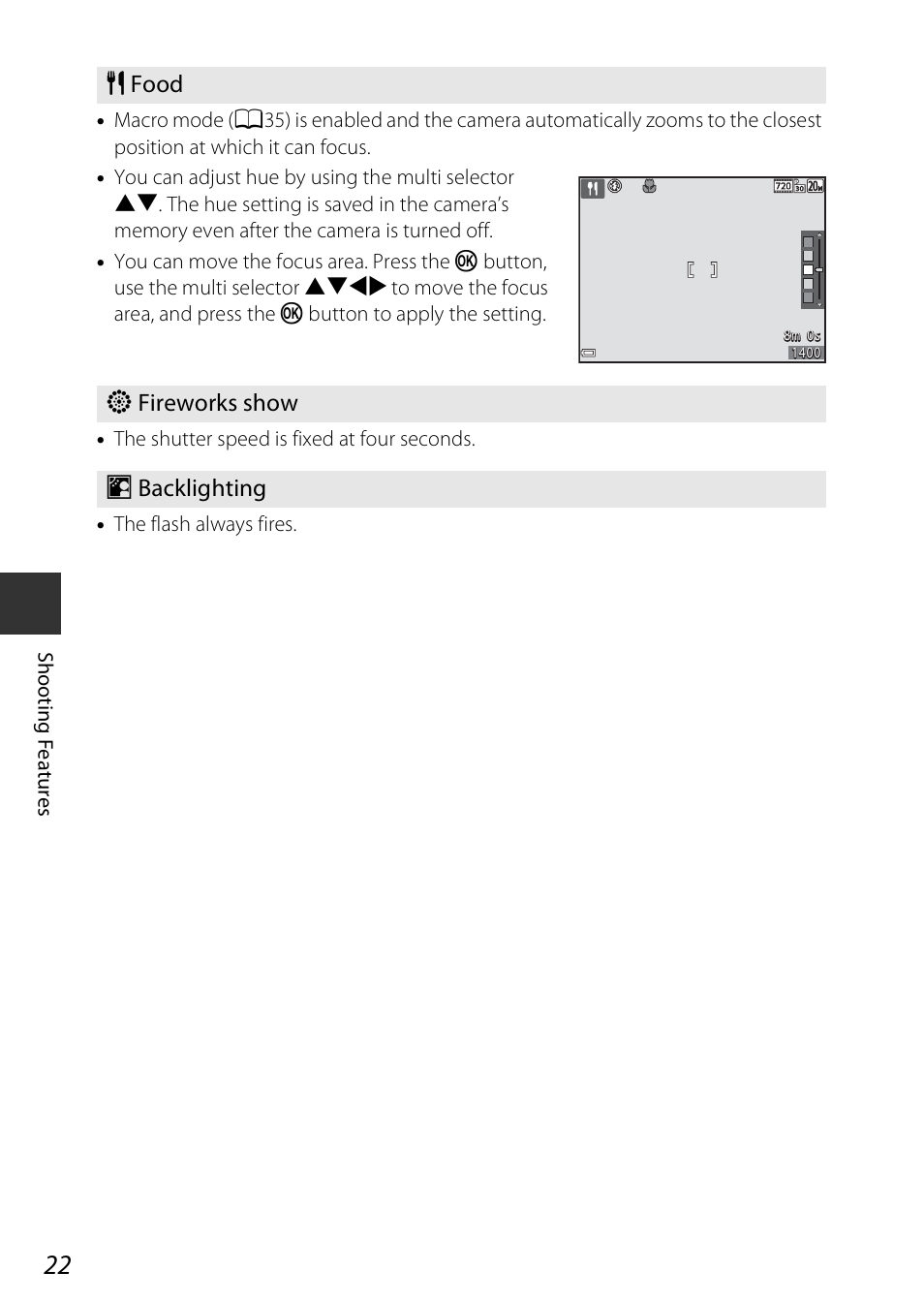 A22) | Nikon Coolpix A100 User Manual | Page 38 / 144