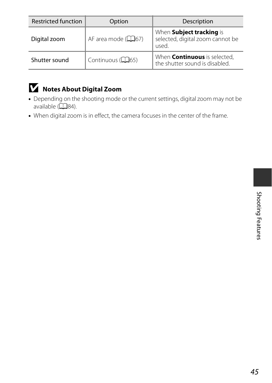 Nikon Coolpix A100 User Manual | Page 61 / 144