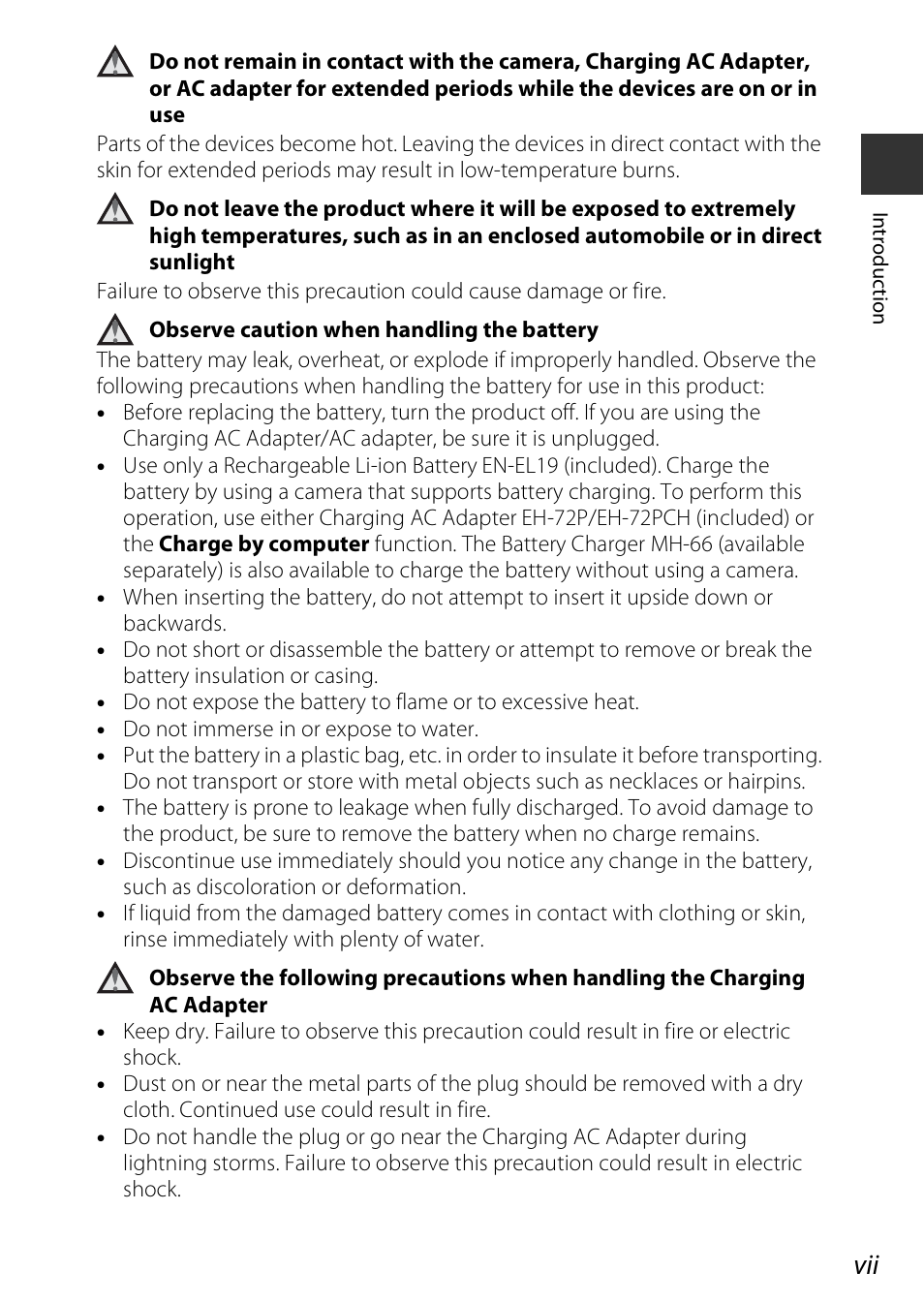 Nikon Coolpix A100 User Manual | Page 9 / 144
