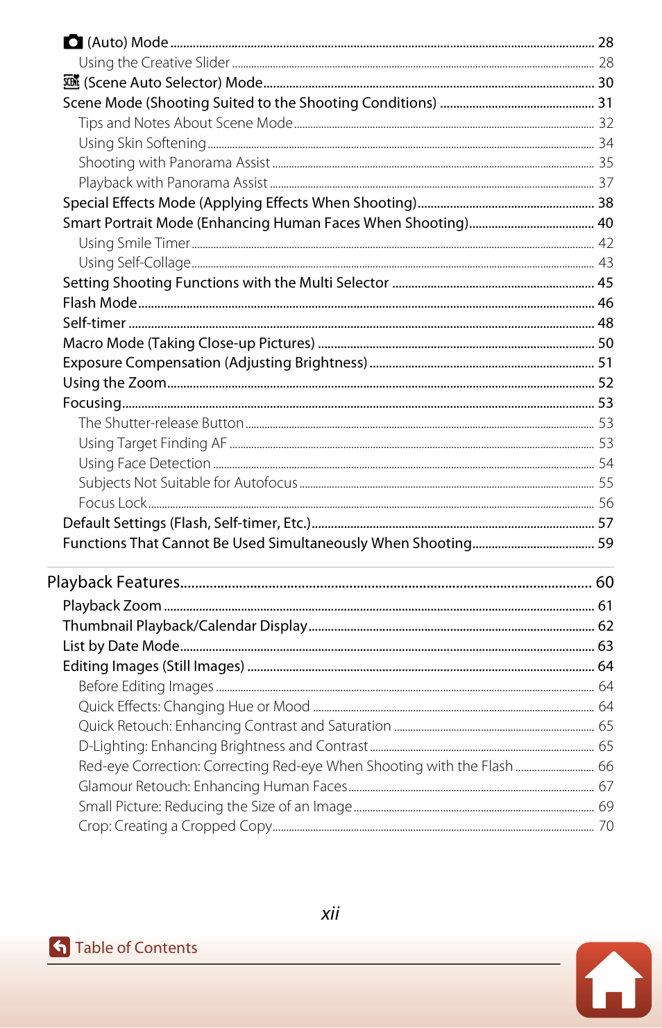 Nikon Coolpix A300 User Manual | Page 12 / 179