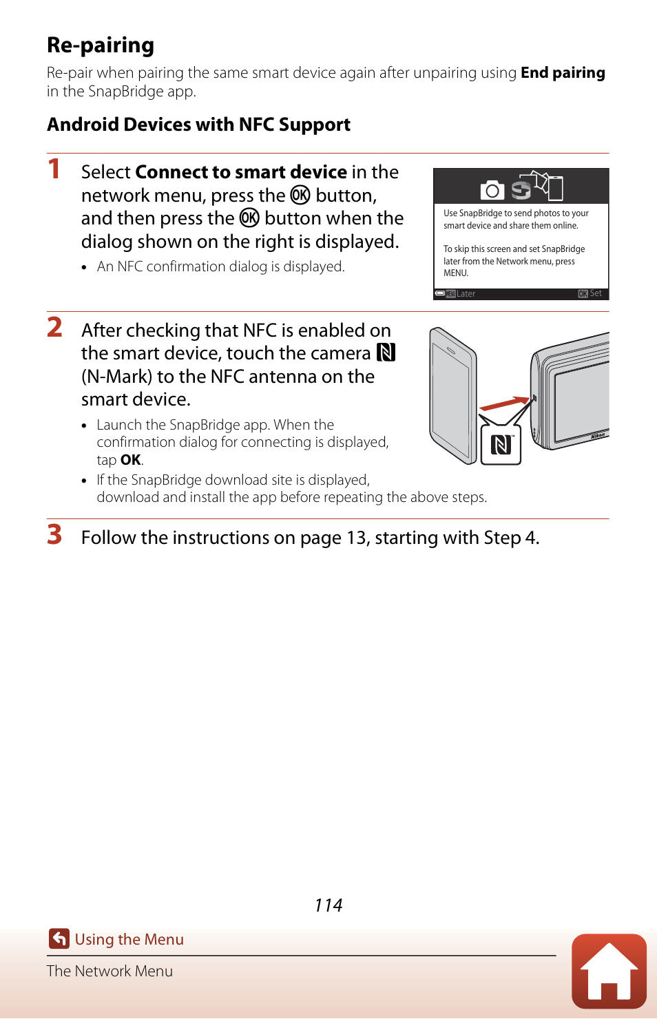 Re-pairing, G (a114) | Nikon Coolpix A300 User Manual | Page 129 / 179