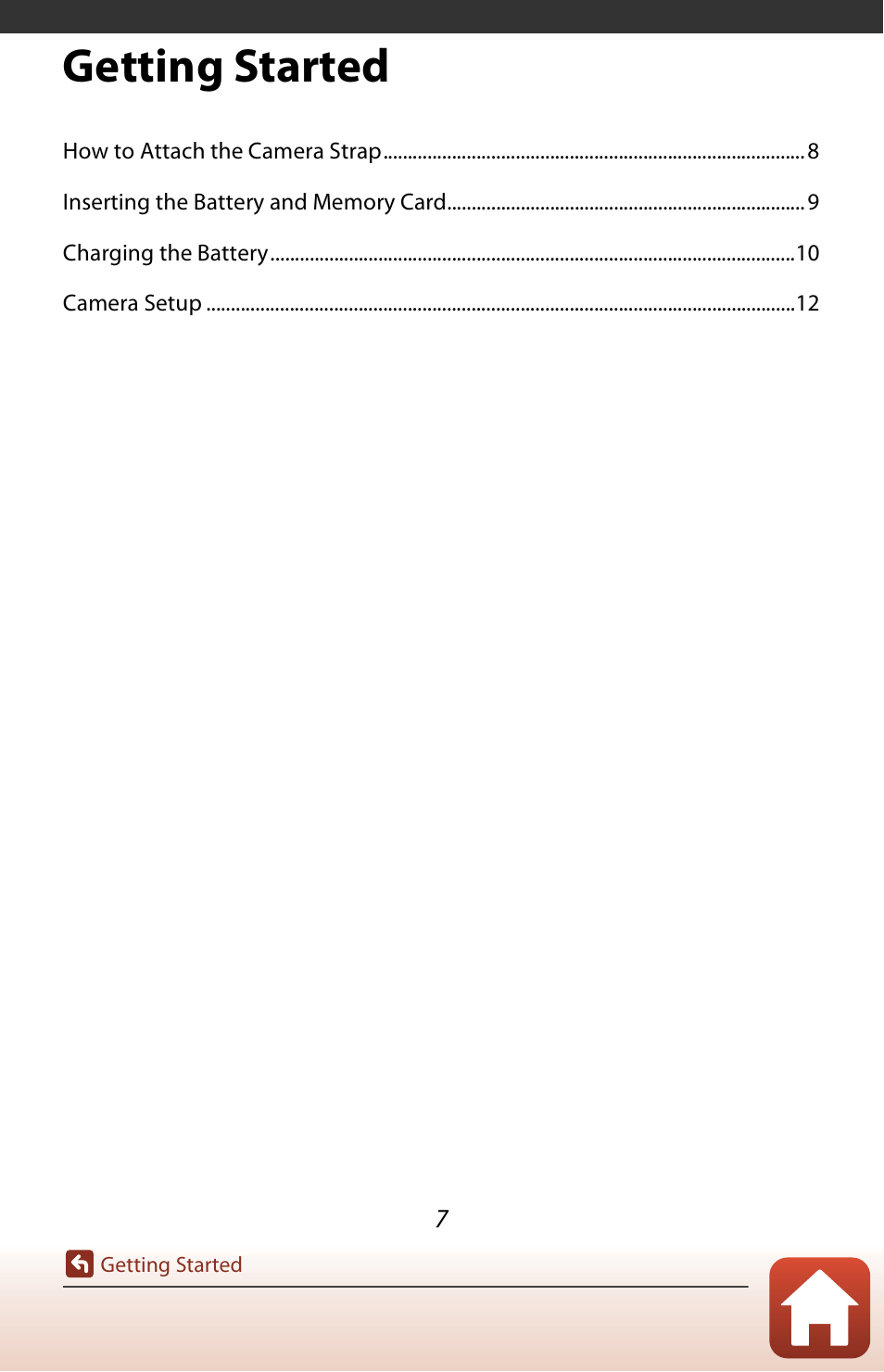 Getting started | Nikon Coolpix A300 User Manual | Page 22 / 179