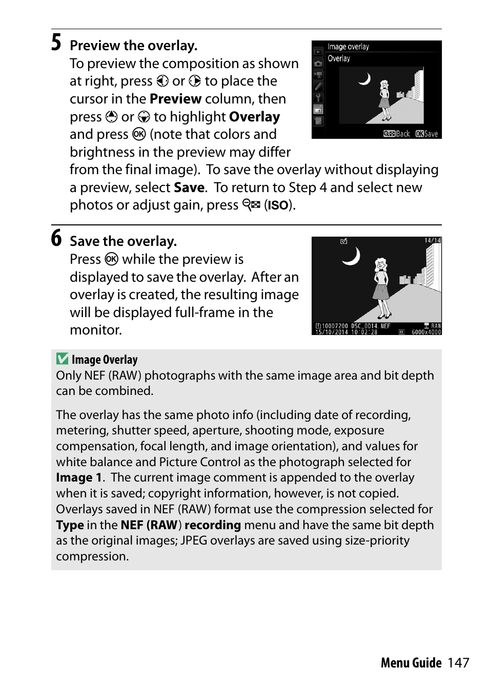 Nikon D7200 body User Manual | Page 147 / 202