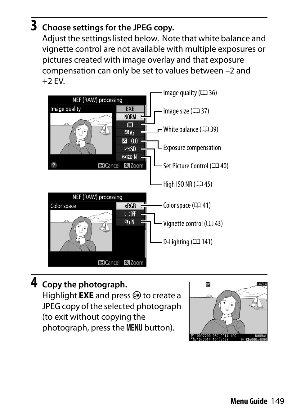 Nikon D7200 body User Manual | Page 149 / 202