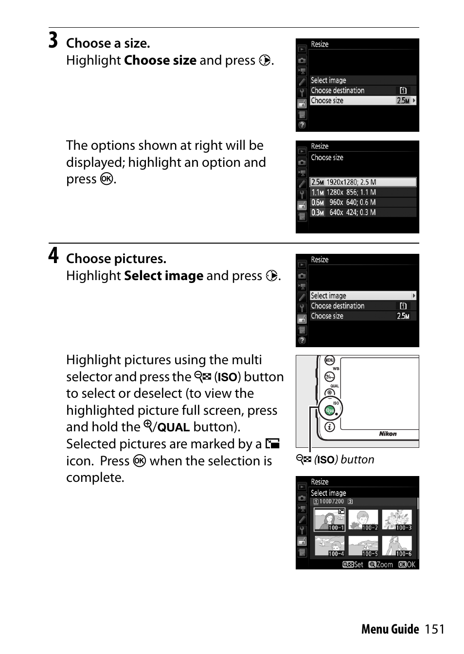 Nikon D7200 body User Manual | Page 151 / 202