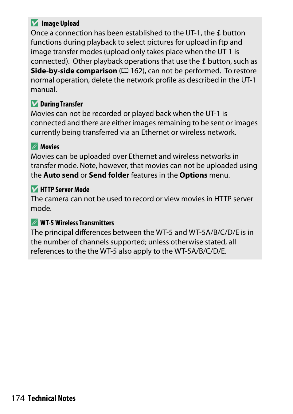 Nikon D7200 body User Manual | Page 174 / 202
