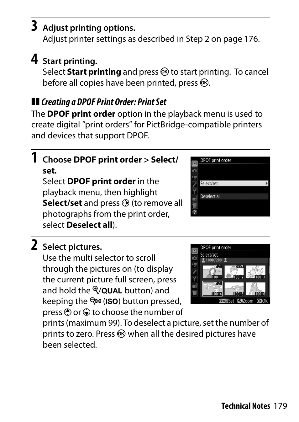 Nikon D7200 body User Manual | Page 179 / 202