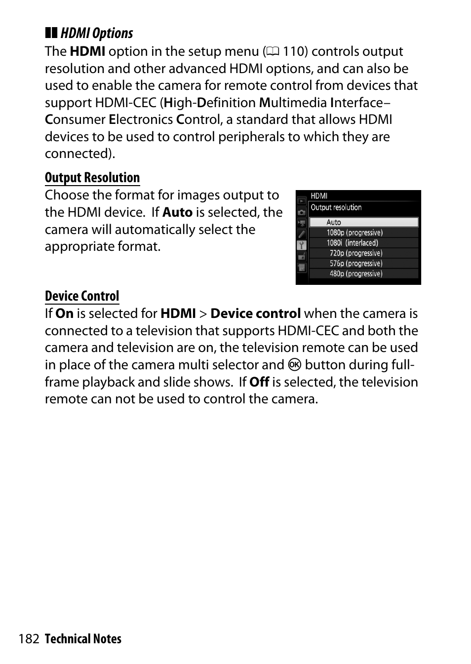 Nikon D7200 body User Manual | Page 182 / 202
