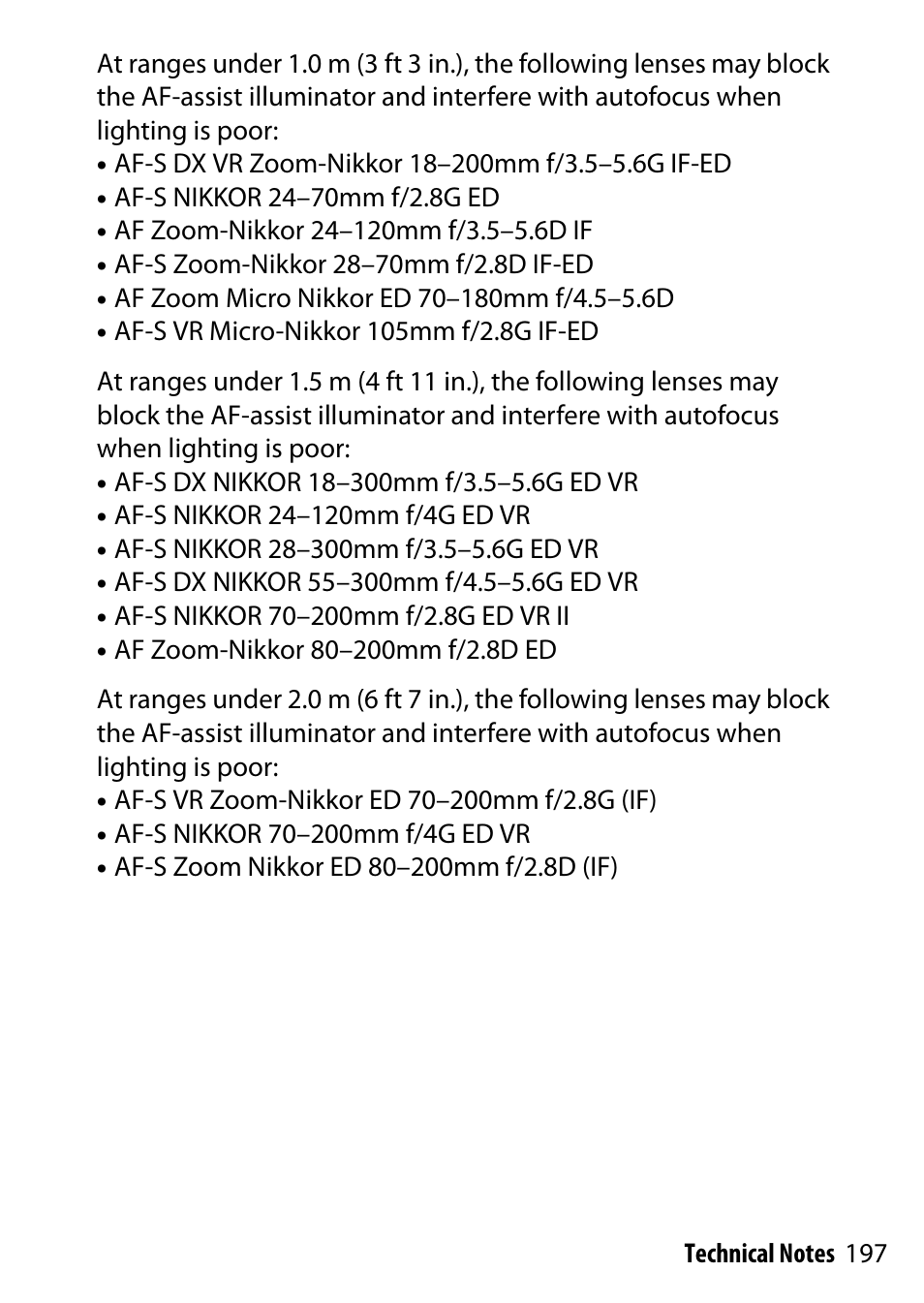 Nikon D7200 body User Manual | Page 197 / 202