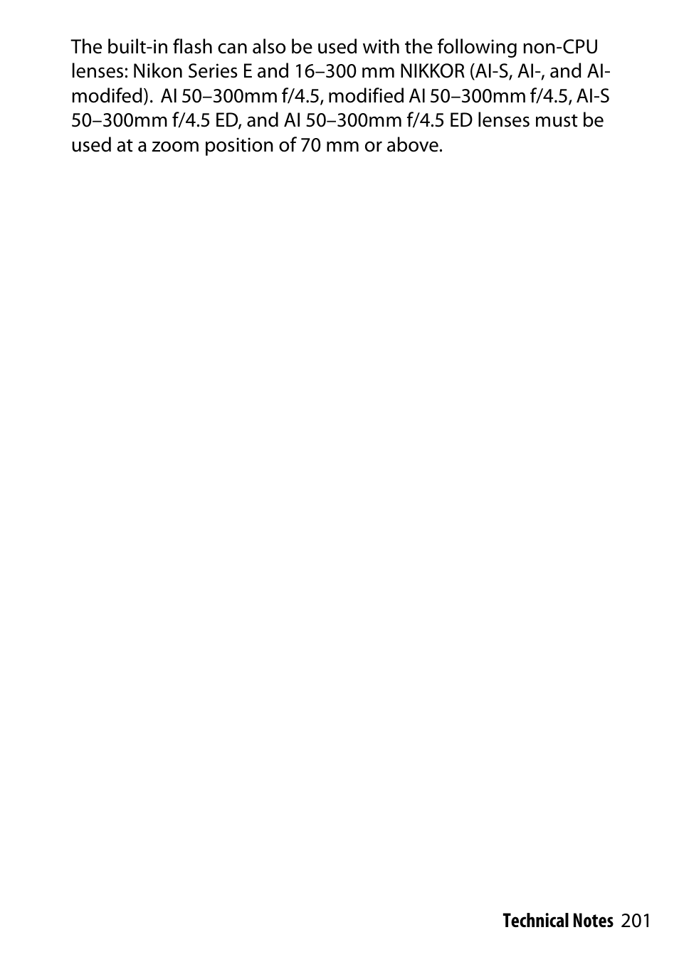 Nikon D7200 body User Manual | Page 201 / 202