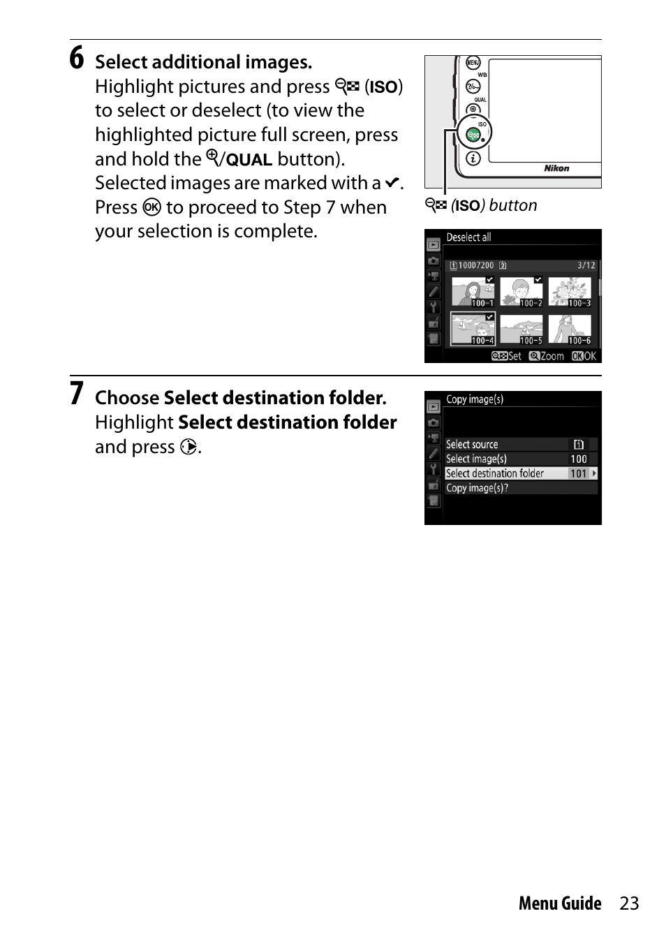 Nikon D7200 body User Manual | Page 23 / 202