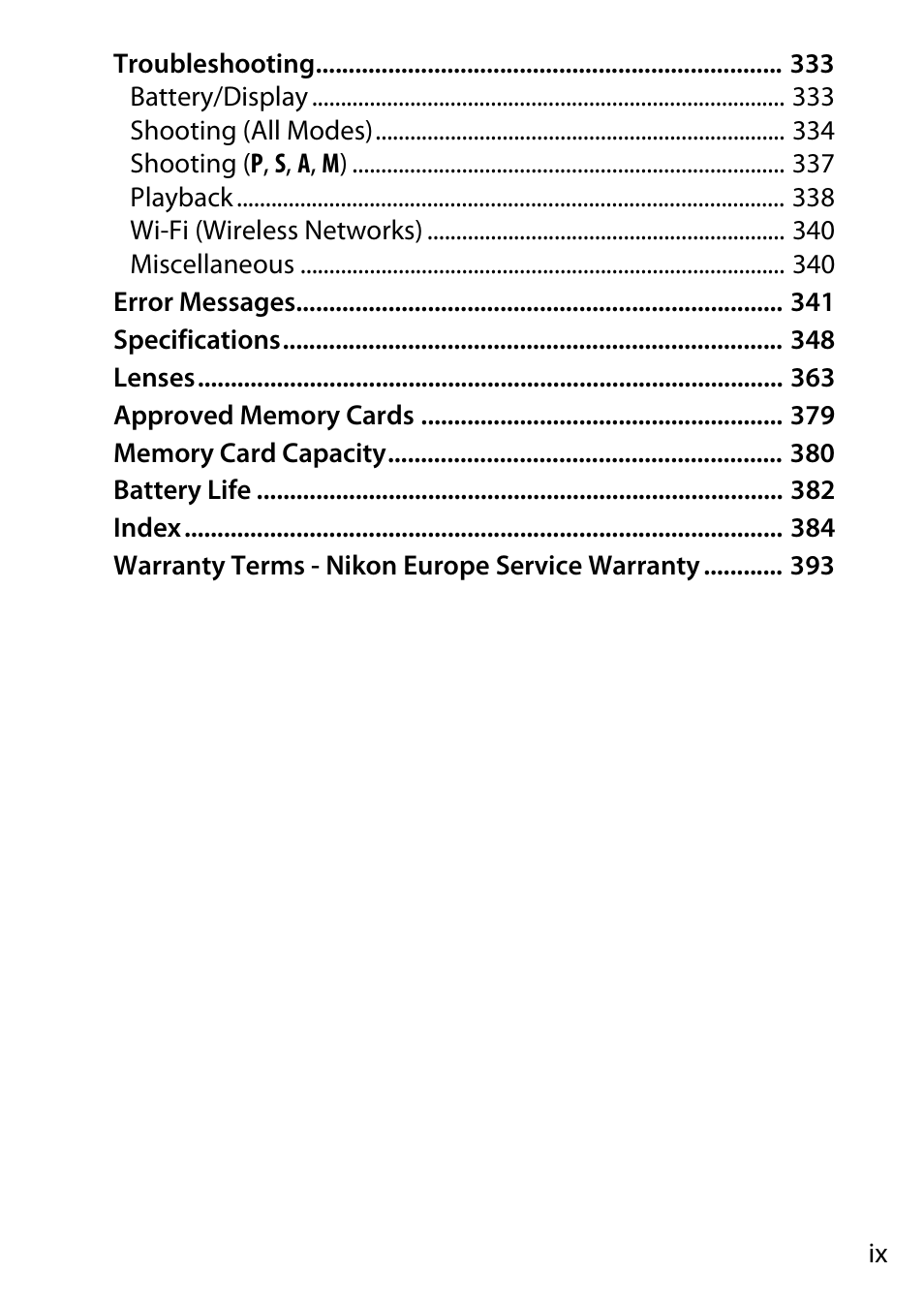 Nikon D7200 body User Manual | Page 11 / 420