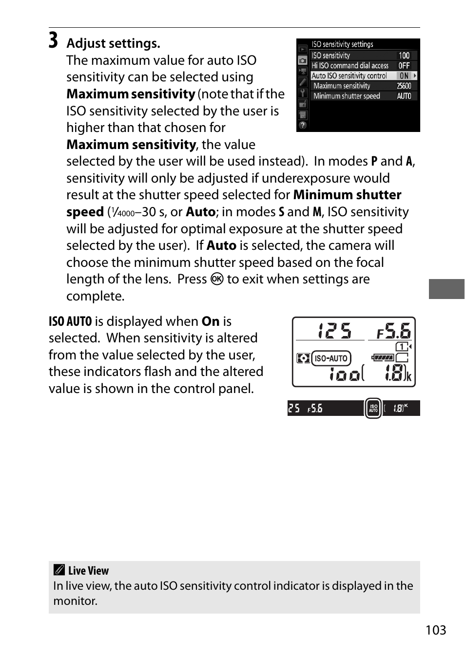 Nikon D7200 body User Manual | Page 127 / 420