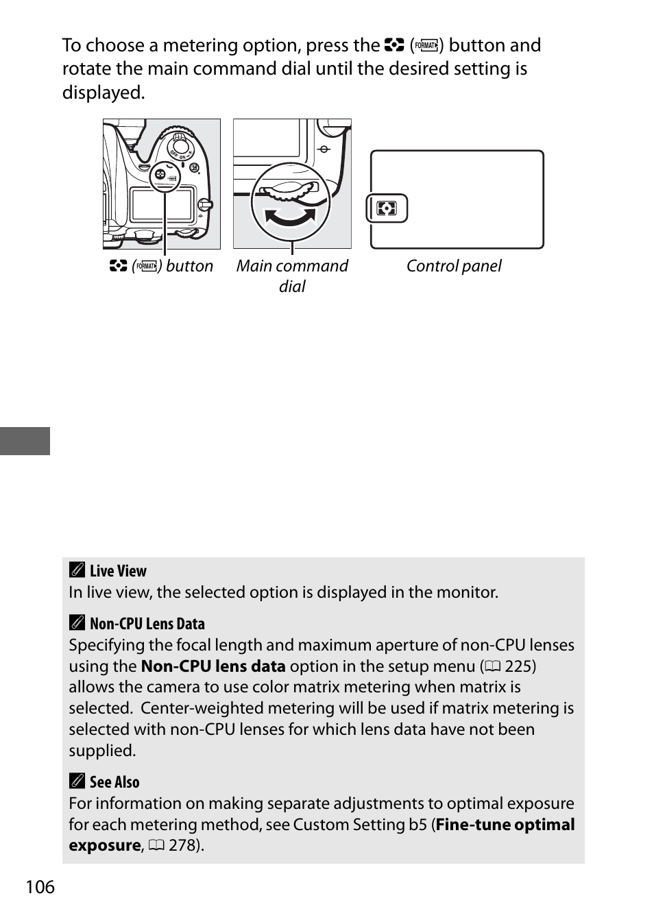 Nikon D7200 body User Manual | Page 130 / 420