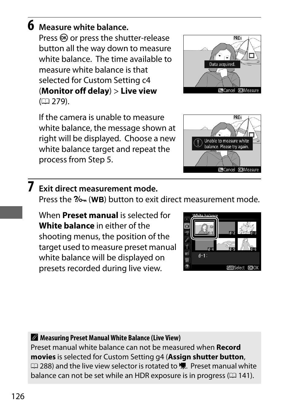 Nikon D7200 body User Manual | Page 150 / 420