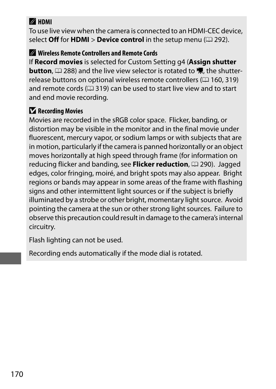 Nikon D7200 body User Manual | Page 194 / 420