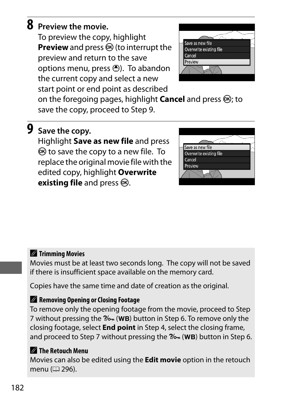 Nikon D7200 body User Manual | Page 206 / 420