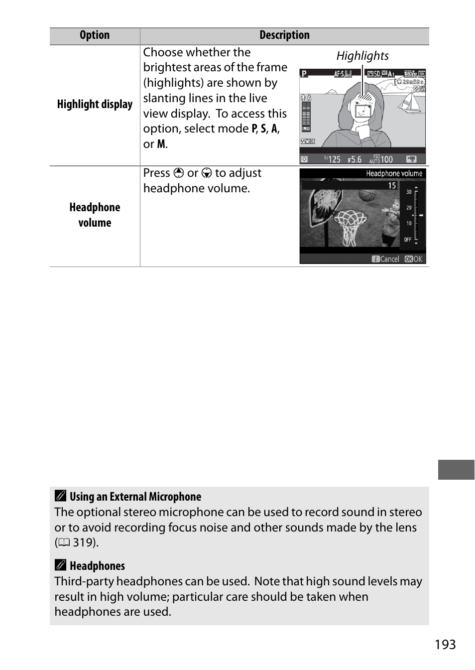 Nikon D7200 body User Manual | Page 217 / 420