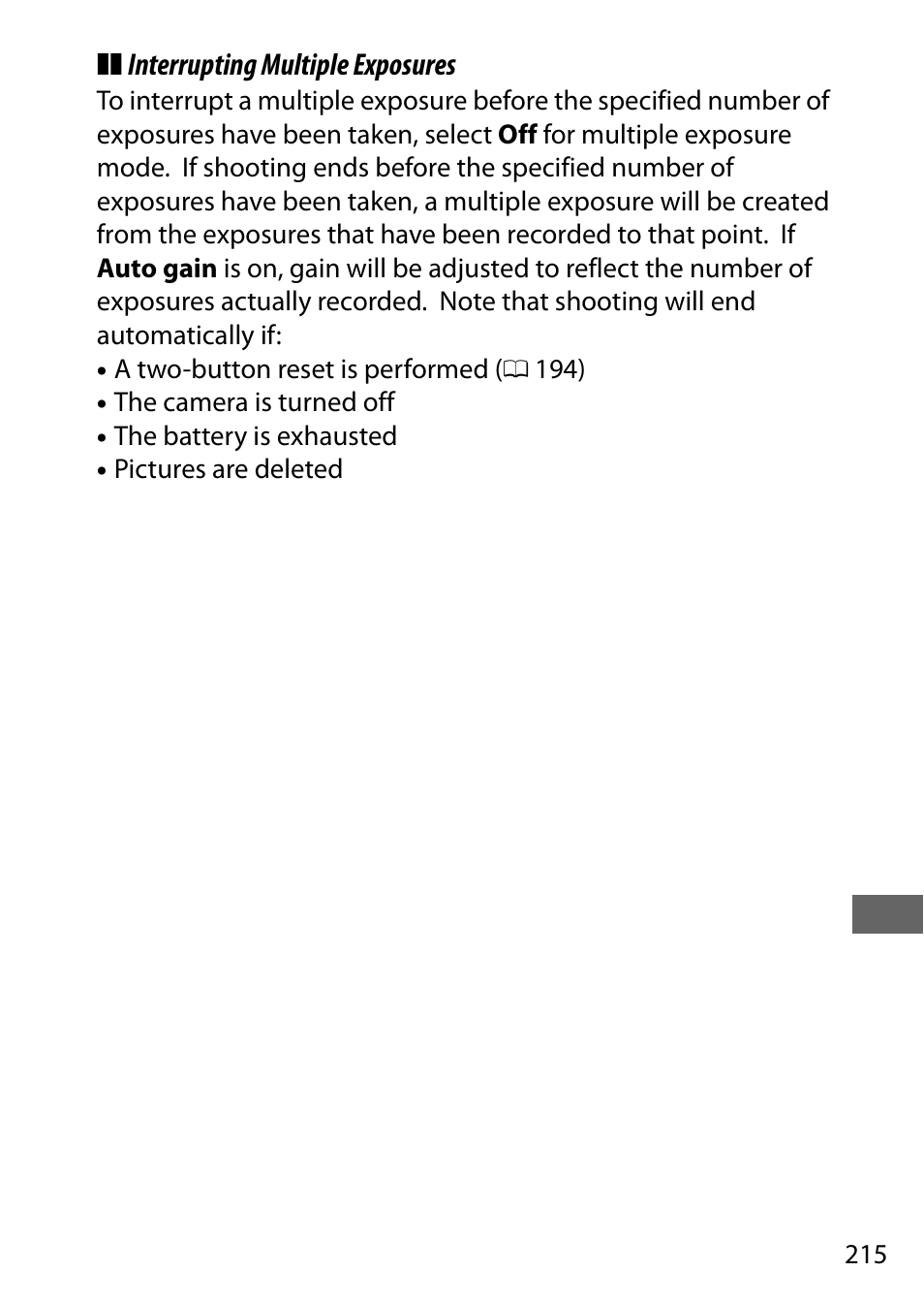 Nikon D7200 body User Manual | Page 239 / 420