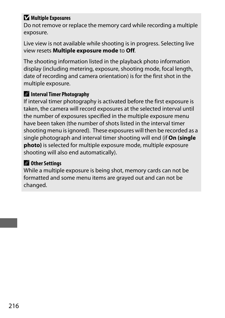 Nikon D7200 body User Manual | Page 240 / 420