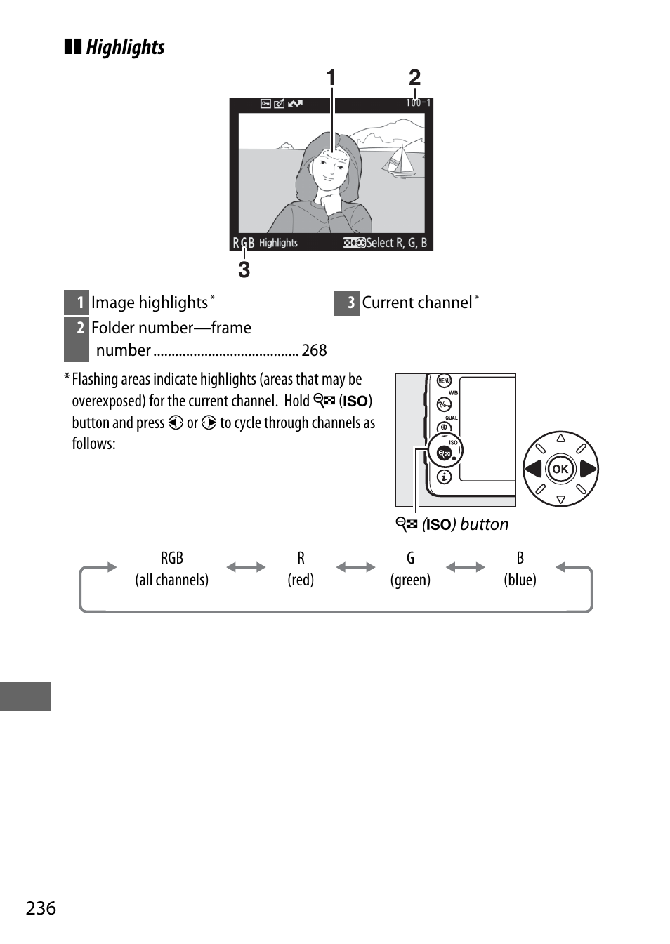 Highlights | Nikon D7200 body User Manual | Page 260 / 420