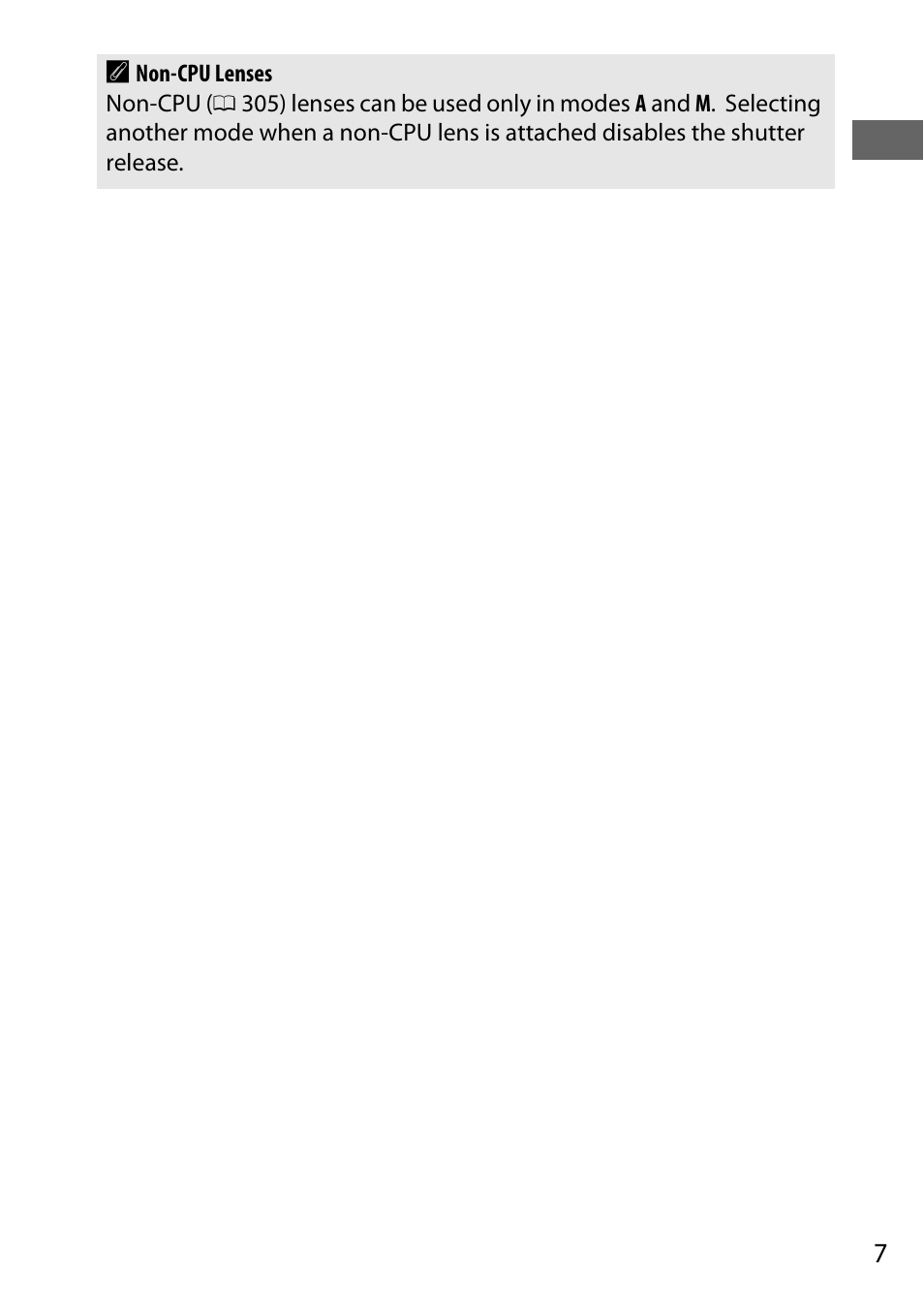 Nikon D7200 body User Manual | Page 31 / 420