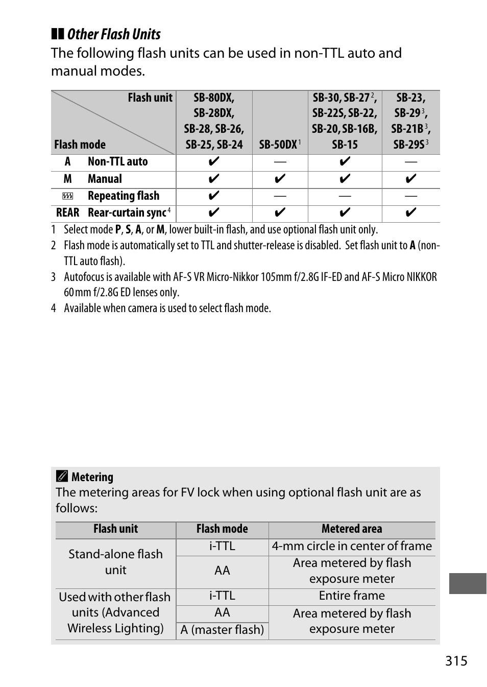 Other flash units | Nikon D7200 body User Manual | Page 339 / 420
