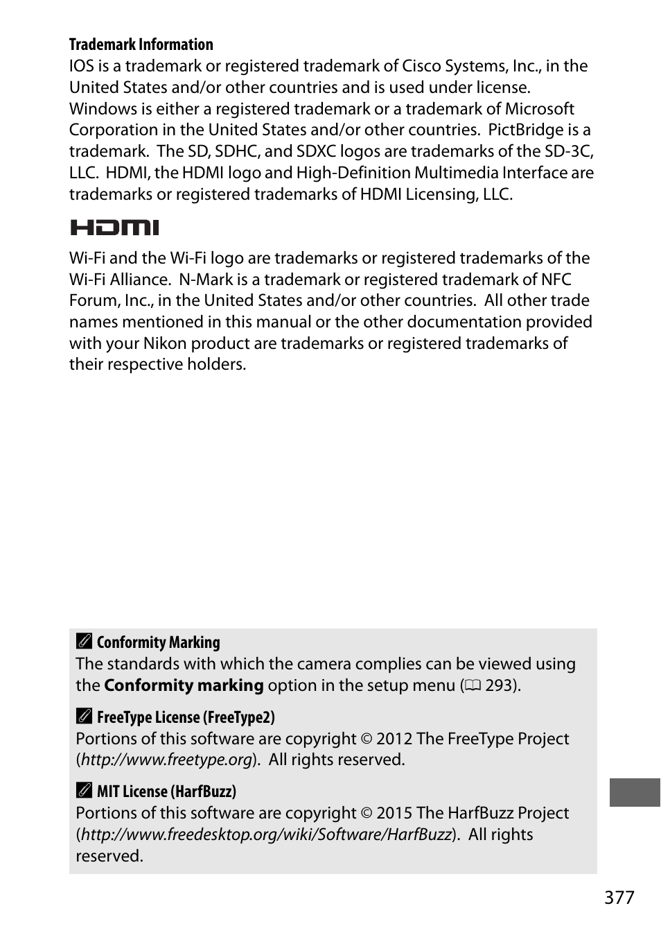 Nikon D7200 body User Manual | Page 401 / 420