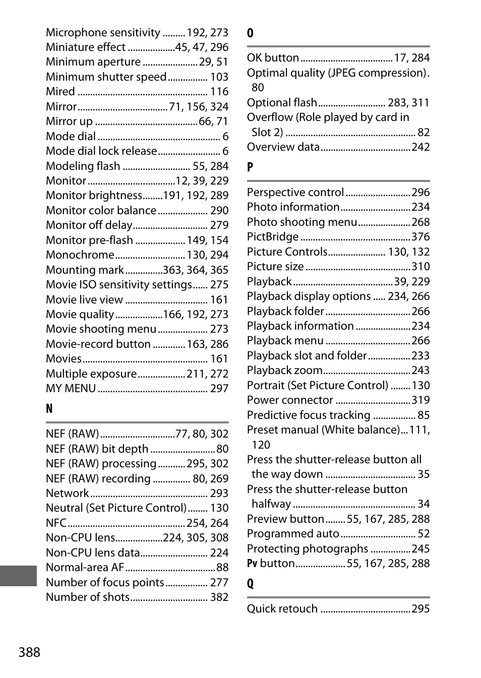 Nikon D7200 body User Manual | Page 412 / 420