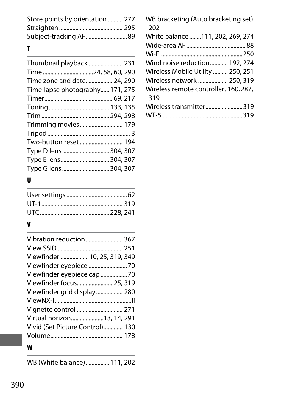 Nikon D7200 body User Manual | Page 414 / 420