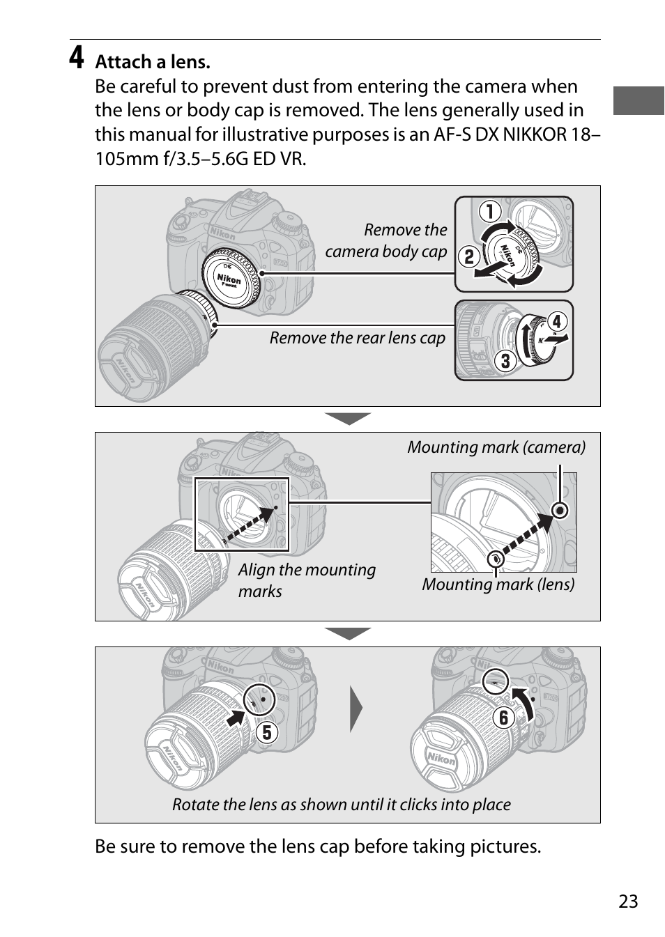 Nikon D7200 body User Manual | Page 47 / 420