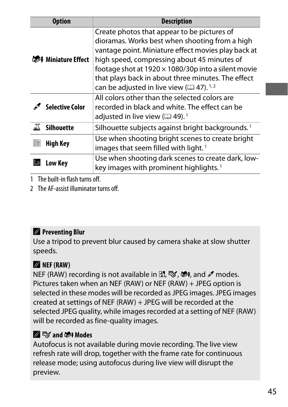 Nikon D7200 body User Manual | Page 69 / 420