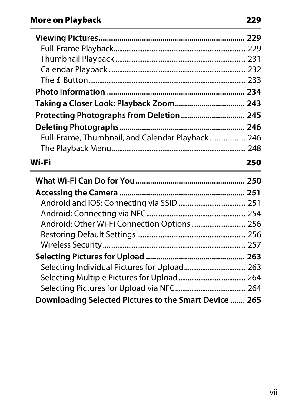 Nikon D7200 body User Manual | Page 9 / 420