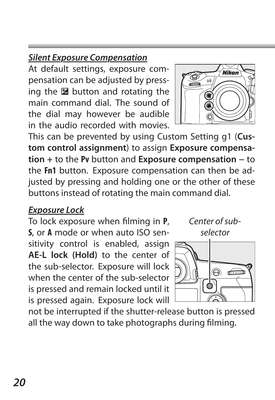 Nikon D5 User Manual | Page 20 / 44