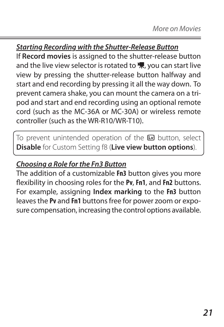 Nikon D5 User Manual | Page 21 / 44